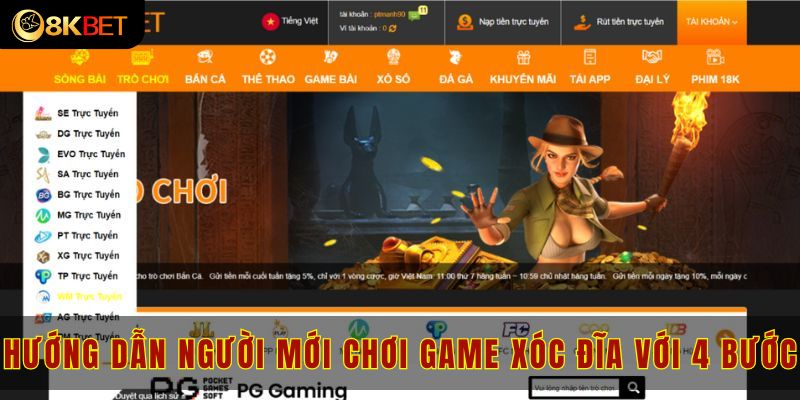 Hướng dẫn người mới chơi game xóc đĩa chỉ với 4 bước đơn giản